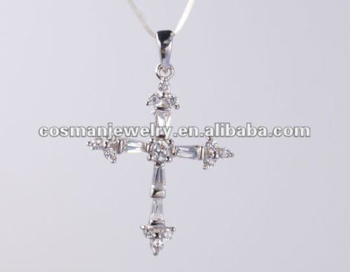 Fashion silver cross pendants jewelry