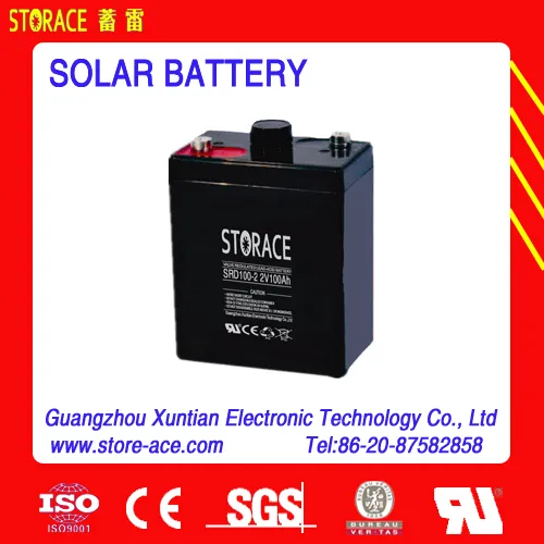 2V 100ah AGM VRLA battery