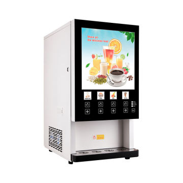 Commercial Multifunctional Vending Machine for Coffee, Tea, and Juice with 4 Powder Tanks for Offices, Shops, and Stores