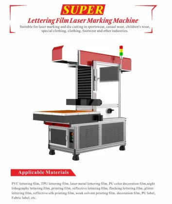 CO2 100w Laser Marking Cutting Machine for Cut Lettering Film Heat Transfer Film for Clothing Industry