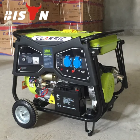 BISON(CHINA)5kw BS6500WG Gasoline Generator Powered By 4 Stroke Engine
