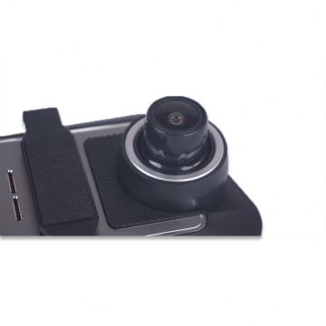 Car Camera DVR M5 Mirror: FHD Dual Lens Touch Screen Dash Cam