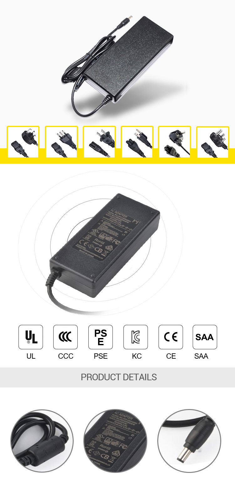 20v 4.5a Ac Dc Adapter