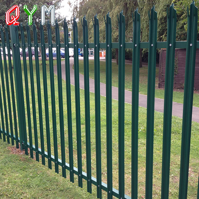 Segurança Palisade Zinc Steel Fence Fence