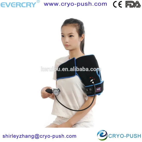 reusable inflatable compression shoulder wrap support