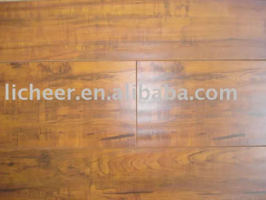 laminate flooring handscraped 12.3mm