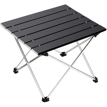 Ultralight Portable Camping Table: Easy Carry Aluminum Foldable for Outdoor, Beach & Home Use