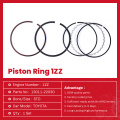 โตโยต้าดีเซลเอ็นจิ้นแหวนลูกสูบ 1zz Piston 13011-22030