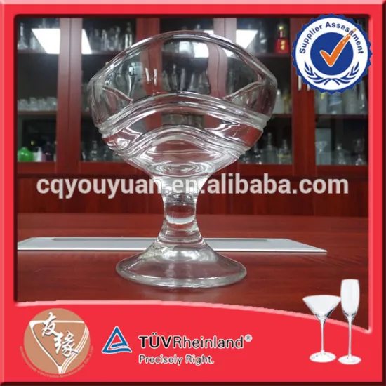 Machine Made Wholesale Disposable Glass Ice Cream Cups