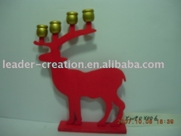deer candle holder