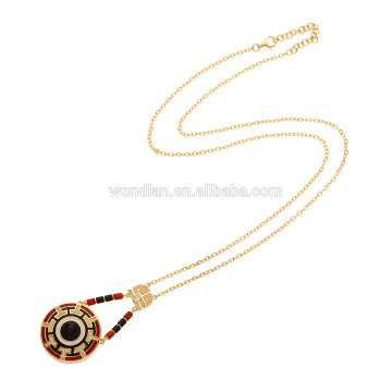 Bingbelle Red Lucky Symbol Intelligent Smart Jewelry Consumer Electronics Skin Detecting Necklace
