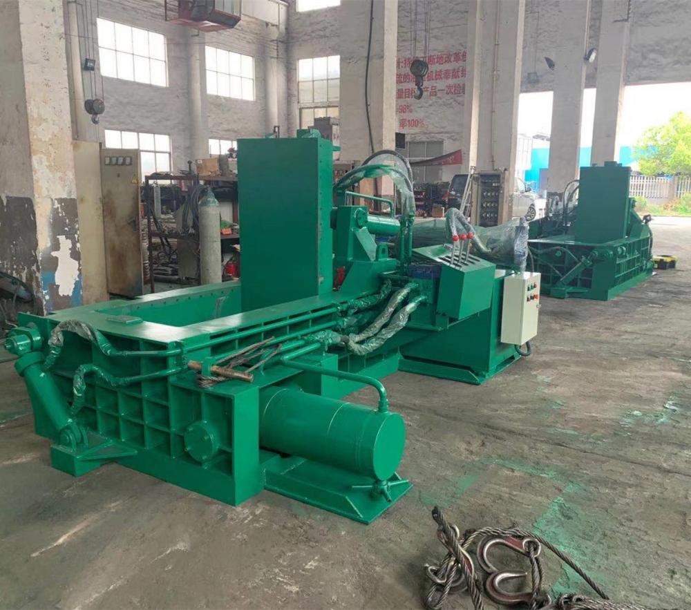 Stainless Steel Turning Leftover Metal Hydraulic Metal Baler