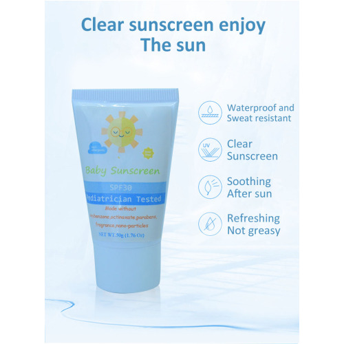 Niños Baby Sun Cream para protector solar para niños SPF30