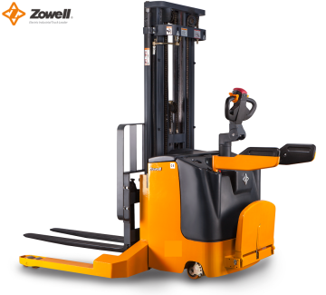 Electric Walkie Straddle Pallet Stacker
