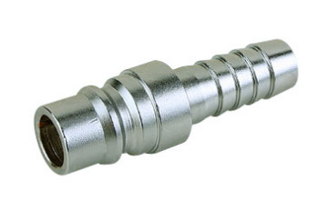 Mass flow quick coupler plug 27mm barb