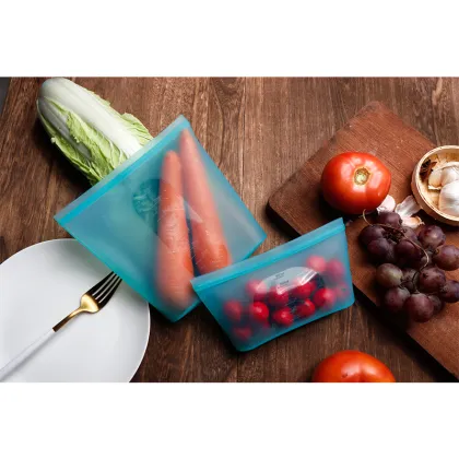 Household fresh-keeping silicone storage bag