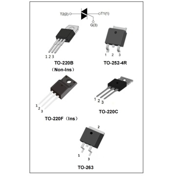 600V TO-220F BT137-600E 8A Triac