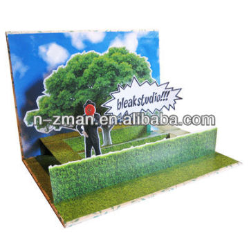 Color Children Book, Custom Kids Book, Fashion POP UP Book