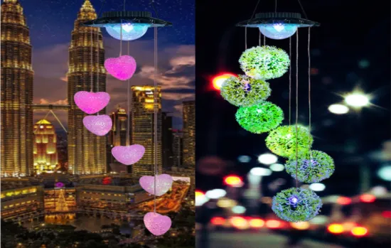 LED Solar Wind Chime Lights
