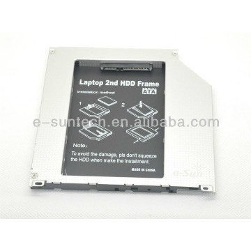 Universal Sata 9.5mm 2nd Hard Driver Aluminum Caddy for MAC Optical
