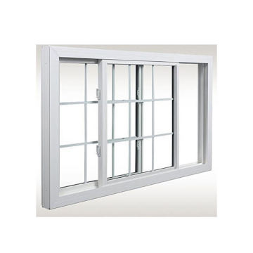 Custom Double Glass Aluminum Framed 3-Track Sliding Window