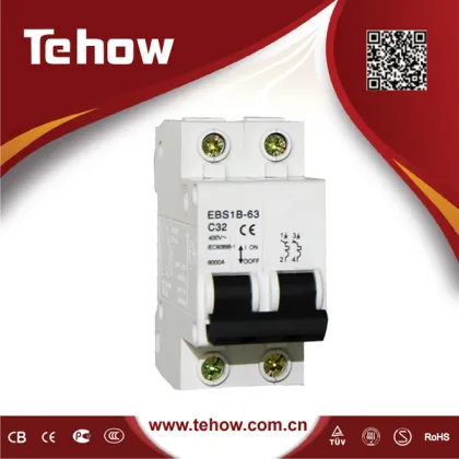2 poles 6 amp dz47-63 circuit breaker delixi types