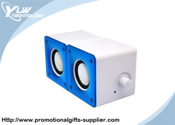 Wired 2.0 Woffer Usb Ihome Mini Speakers With Volume Control For Computer / Ipod