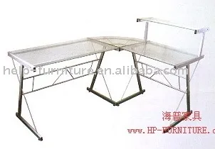 Computer Desk (glass computer desk, office computer desk) HP-7-039