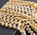 Diamond D Cup Chain Plated Gold