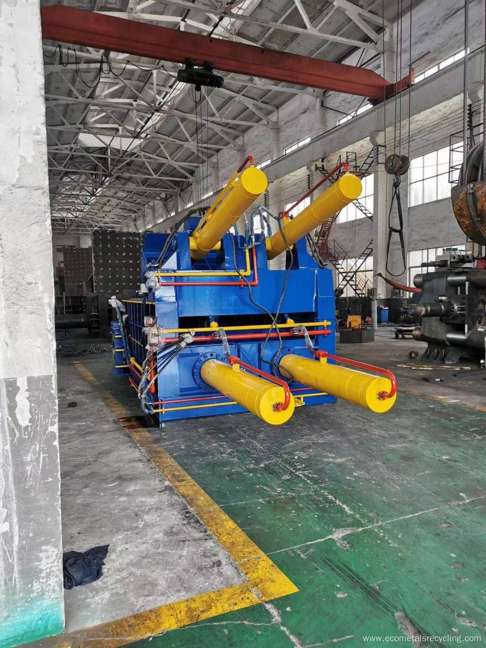 Automatic Aluminium Steel Sheets Metal Waste Baler