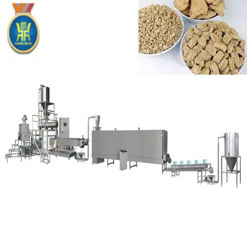 TVP TSP FVP Extruded Soya Protein Food machinery