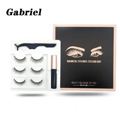 25mm 3D Mink Eyelashes with Magnetic Box - Customizable Own Brand Magnetic Lashes
