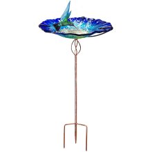 Glass Bird Baths for Outdoors