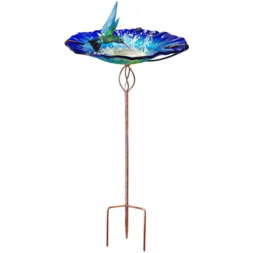 Glass Bird Baths for Outdoors