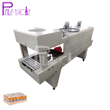 Linea di avvolgimento della pellicola di restringimento per lattine/succo/cola - 5 pacchetti/min