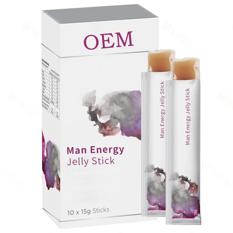 OEM/ODM Private Label Vegan Jelly Man Energy Support Horny Goat Weed Maca Extract Jelly Man Energy Jelly