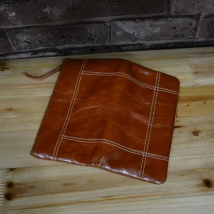 new design genuine leather wallet man leather wallet