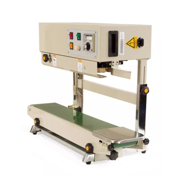 Top Selling 2022 Industrial Continuous Band Sealer Machine for Plastic Bag Sealing with Solid Ink Technology