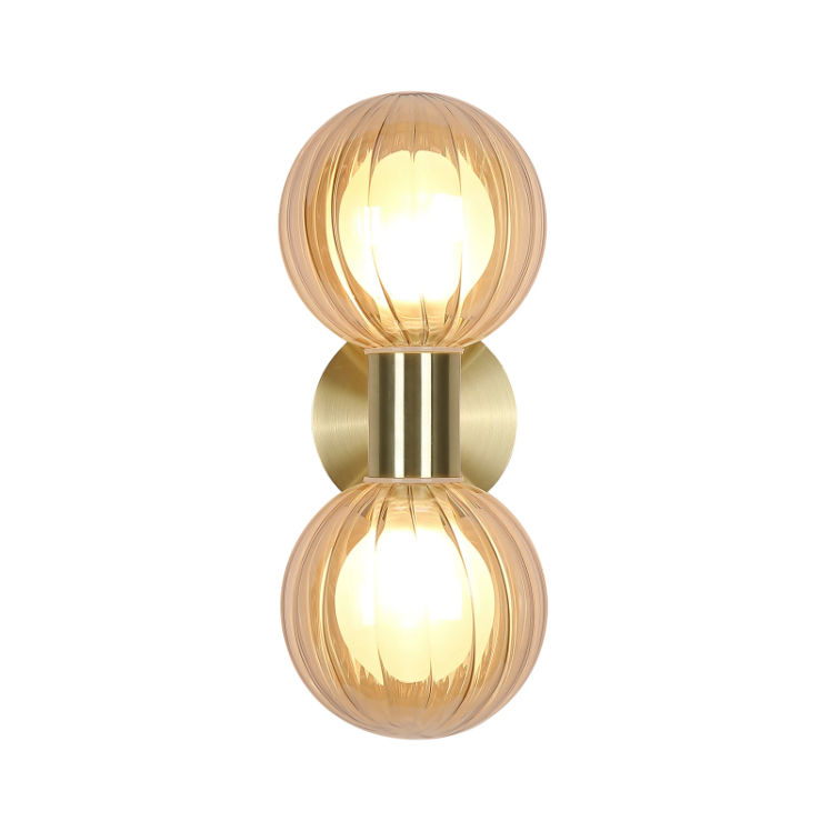 Lumisphere bathroom 2 lights wall lamp (1)