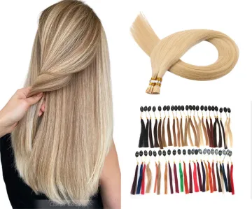 Hot Selling Pre Bonded Keratin Russian I Tip Hair Extensions 22Inch Remy Natural Human Hair Extension I Tip Hair
