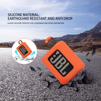 Silicone Cover for JBL GO3 - Portable Protective Case