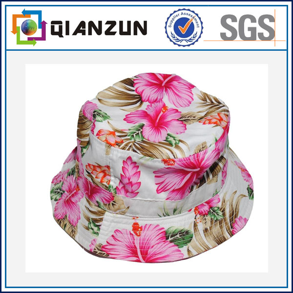 Custom Design Label Logo Popular Floral Bucket Cap (DH20140934)