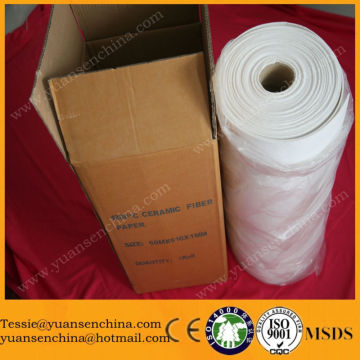 1260 Ceramic Fiber Paper for thermal insulation