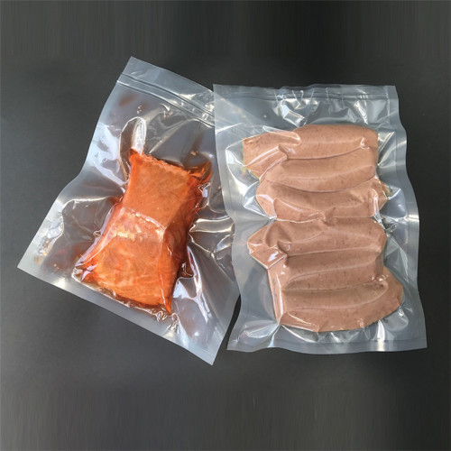 Sac de graines de poisson à viande de taille personnalisée peut se refaire le sac à vide de poisson peut emballer la nourriture