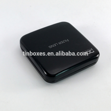 Custom Food Grade Small Metal Tin Can Square Tin Condom Tin Box