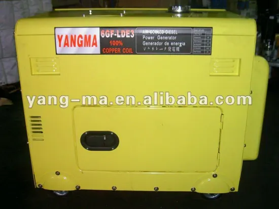 2kw-12kw yanmar portable air cooled engine power silent Diesel generator