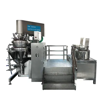 Customized Capacity Full Automatic Cosmetic Cream and Liquid Emulsifier Machine