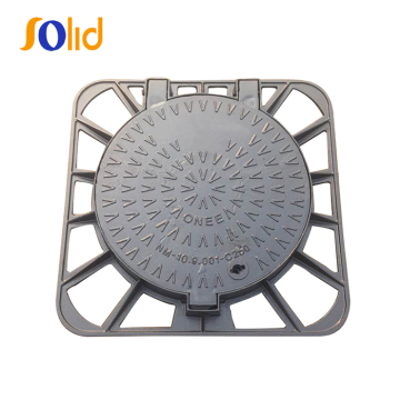 850X850 D400 Double hinge, double closing Square Sewage Manhole Cover in China
