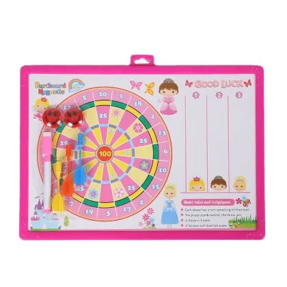 Dart Toys for Kids: Indoor/Outdoor Sport Game Set with Safe Dart Board