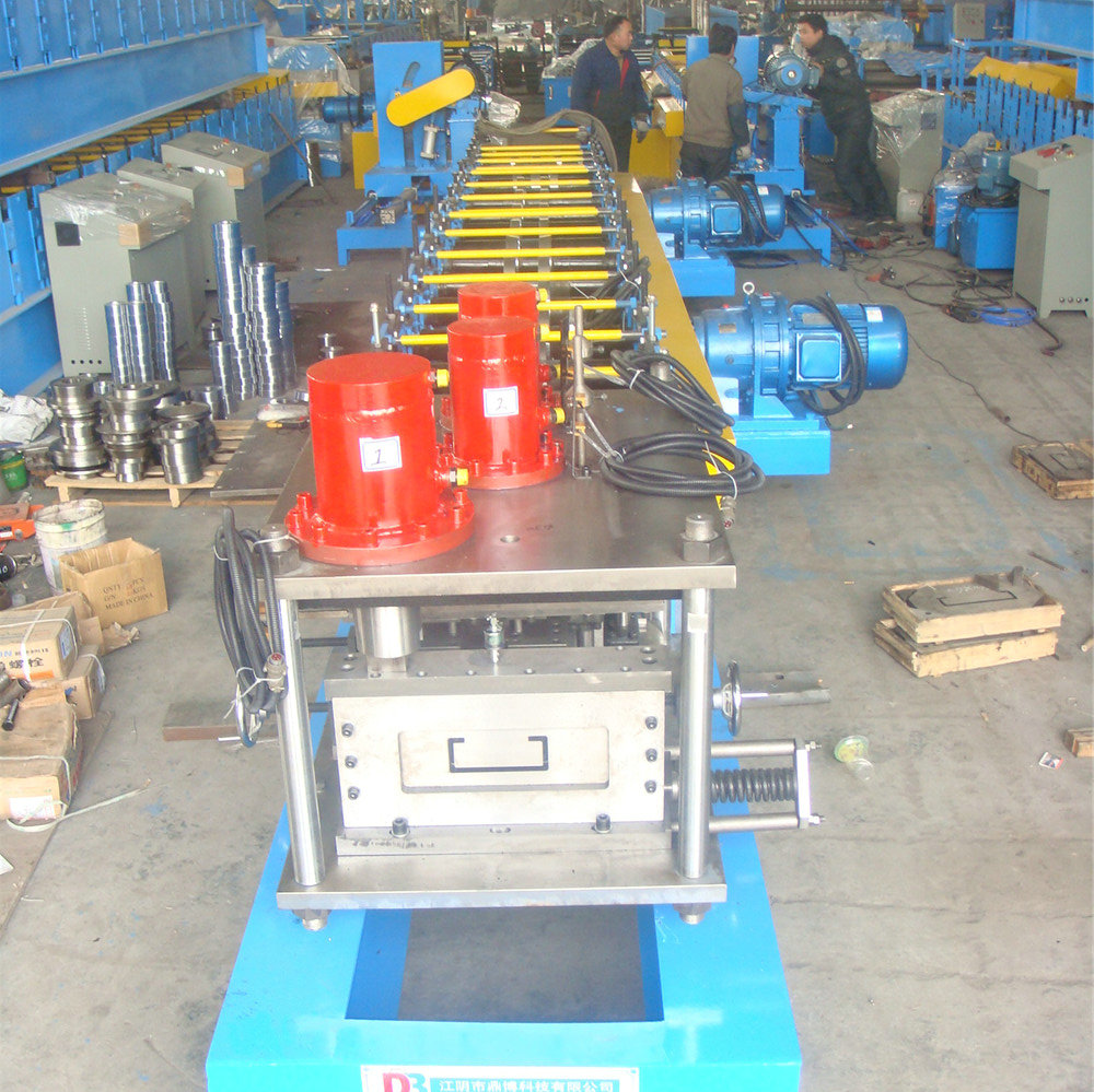  c section purlin building machine 